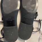 Garnet Hill  Andrea Black Leather Strappy Sandals size 8.5 Photo 4