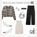 CAbi  #4097 Long Sleeve Classic Cardigan Size L Photo 4