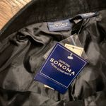 Sonoma  NWT Black Suede Leather Dress Pants Size 8 Photo 13