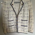 Vtg Adolfo for Saks fifth avenue two piece blazer skirt set 6 Black Photo 0