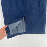 Vintage 111 State Stretch Blue Denim Sleeveless Midi Sheath Dress Size 6 Photo 9