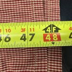 White Stag  Women's M Red Cream Gingham Snap Button Maxi Dress Vintage Photo 8