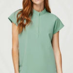 FIGS  Rafaela Oversized Scrub Top in Raspberry Jade Women’s Size Large Photo 0