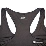 Nordic Track Womens Tank Top Shirt Workout Athletic Built In Bra Houndstooth Black Size L Photo 3