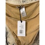 We Wore What NWT  classic scoop bikini bottom brown tan medium Photo 2