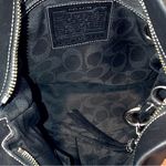 Coach  Black Leather Convertible Crossbody Shoulder Bag w Top Zipper Front Pocket Photo 11