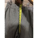Brandy Melville  Women Black Gingham Plaid Pants Sz XS Retro Elastic Waist Photo 4
