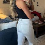 Abercrombie & Fitch White Flare Denim Jeans Photo 2