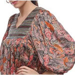 Anthropologie  Verb Pallavi Long Sleeve Flowy Blouse Sz. M Photo 0