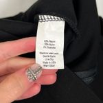 Amanda Uprichard  black cinderella puff sleeve sweetheart fitted blouse top Photo 6