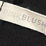 Pink Blush Maternity Cowl Neck Long Sleeve Black Plaid Tunic Top Pullover Medium Photo 3