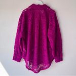 Free People Ruby Lace Jacket Small fuchsia pink Photo 3
