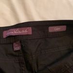 Gloria Vanderbilt Annaliese embroidered black capri pants 20W Photo 7