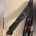 Desigual  Cronosk knit tunic top floral handkerchief hem black XL Photo 5