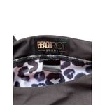 Beach Riot  Women's Black Leopard Print Sports Bra Size Large Activewear Workout Photo 4