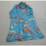 Ivy Park Adidas x Organza Jacket M Floral Print Hooded Long Coat Beyonce Photo 1