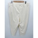 Calia Pants Women XXL NWT Cream Unbleached Straight Leg Crop Drawstring Photo 1