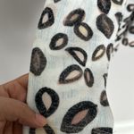 Nic+Zoe  Tossed Neutrals Abstract  Print Thick Fabric Women’s Tee Size Large Photo 5