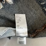Free People Bailey Raw Hem Fringe Denim Jean Asymmetrical Mini Skirt Size 27 Photo 4