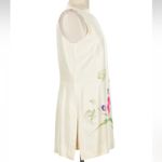 Vintage Simply Silk 100% Silk Floral Painted Tulips Tunic Kimono Size 6 Small Pink Photo 1