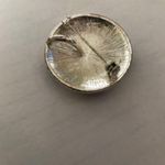 Soccer Ball Pendant Pin Matching Earrings Set VTG Photo 1