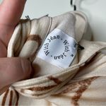 With Jean NWT  Andy Burton front mini dress in cream sz M Photo 8