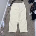 Madewell Moleskin High Rise Tapered Curves Leg Pants Sz 4 Butter Yellow Cotton Photo 9