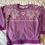 PINK - Victoria's Secret women’s vs snowflake crewneck sweater Photo 0