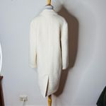 Abercrombie & Fitch Abercrombie Ivory Wool Blend Dad Coat Photo 8