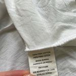 DemyLee New York 100% Pima cotton made in Peru layered white tissue thin tee Size M Photo 12