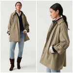 Ba&sh 💕💕 Issey Trench Coat ~ Khaki Green Size 2 = US 6 Medium NWT Photo 2