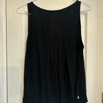 Fourlaps Womens Curve Black Cropped Fitness Workout Tank Top Shirt Size M Photo 2