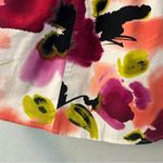 Worthington purple and pink watercolor floral A-line full skirt size 8 Photo 5