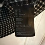 H&M  divided black gingham smocked puff sleeve top xs Photo 3