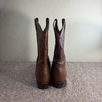 Ben Miller Brown Womans Cowboy Western Leather Boots Size 7.5 Boho Festival EUC Photo 3
