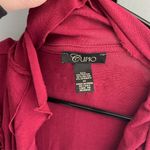 cupio  Women's Ruffle Cardigan Sweater Red Size M Photo 1