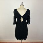 Lilly Pulitzer Shayna Black Crochet Midi Dress Photo 5