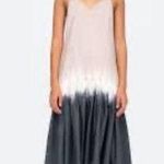 Sea NY dress New York Zelda Tie Dye Slip Charcoal Size 4 pink gray Black Photo 1