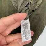 Socialite Olive Green Lace Trim Spaghetti Strap Mesh Bodysuit Size S Photo 3