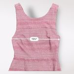 Banana Republic Jacquard Midi Dress Womens 6 Red Tweed Christmas Photo 2