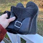 Dansko  Shirley Wedge Bootie Black Nubuck Leather Sz 40 Photo 2