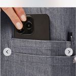 FIGS  Gray Joggers with Teal Drawstring Photo 2