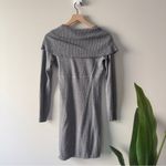 Athleta  organic cotton/wool Sweater Dress long sleeve knit mini stretch cozy EUC Photo 2