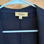 Beulah  One Button Asymmetrical‎ Light Jacket Black Small Photo 1