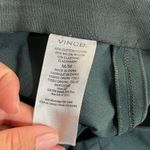 Vince Women Stitch Front Seam Legging Ankle Pants Green Watercress Size Medium Photo 3
