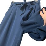 Lululemon Noir Crop Pants Women’s Size 4 Navy Wide Leg Relaxed Minimalist Blue Photo 4