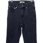 Madewell Cali Demi Boot Jeans Women’s Size 25 Starkey Wash Black Crop Flare Photo 3