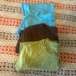 Relativity  Women's Green, Blue, and Brown Blouse Set Photo 7