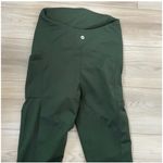Senita Athletics  Maternity Leggings Dark Green Size Medium High Waist Pockets Photo 4