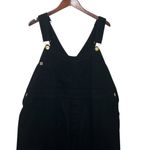 BIG BUD Original Overalls Size 1 XL Mono Black Cotton Denim Straight Leg Photo 3